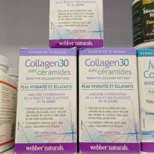 قرص کلاژن 30 وبر نچرالز همراه با سرامید 120 عددی