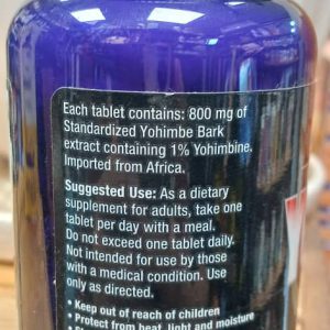 قرص یوهمبین التیمیت Ultimate Nutrition Yohimbe