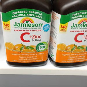 قرص ویتامین سی و زینک 600 میل 340 عدد