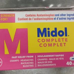 کپسول تسکین دهنده علائم پریود میدول کامپلت Midol Complete