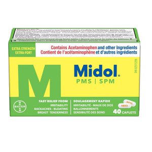 تسکین دهنده درد قاعدگی میدول MIDOL PMS SPM