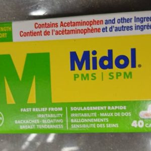تسکین دهنده درد قاعدگی میدول MIDOL PMS SPM